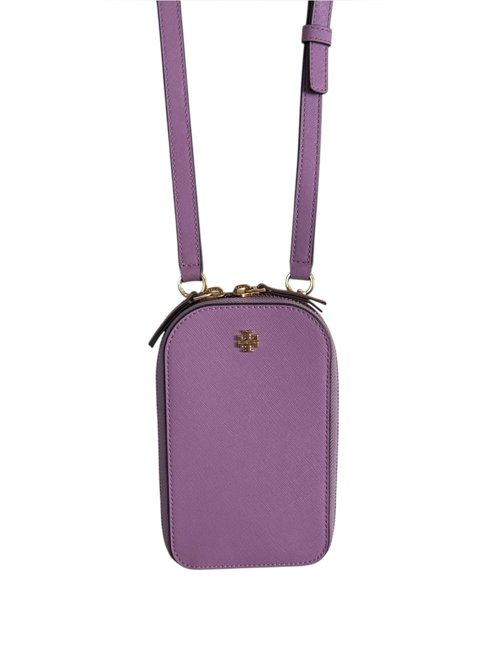 NWOT RARE Tory Burch Emerson Phone Crossbody Purple Two Tone